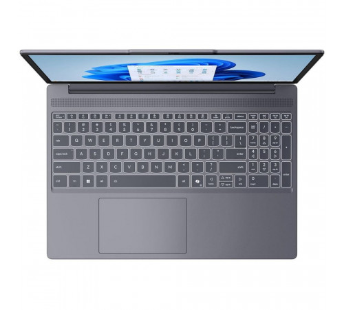 Ноутбук Lenovo IdeaPad Slim 3 15AHP10 AMD Ryzen 7 8840HS/16Gb (soldered, 1*8 D5)/SSD512Gb/UMA/15.3"/IPS/Touch/WUXGA/1920x1200/60Hz/NoOS/Luna Grey/1.63kg