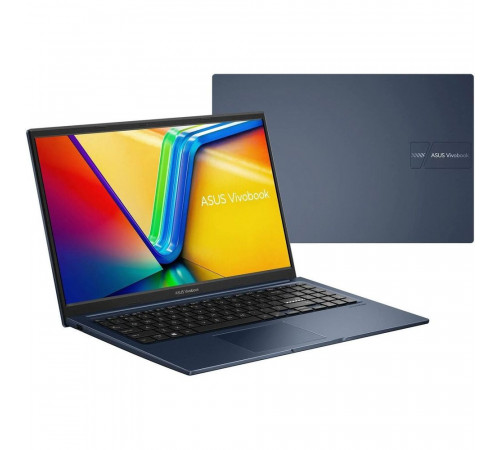 Ноутбук ASUS Vivobook 15 X1504VA-BQ4102 Intel Core 5 120U/16Gb (soldered, 1*8 D5)/SSD512Gb/UMA/15.6"/IPS/FHD/1920x1080/60Hz/NoOS/Blue/1.7kg