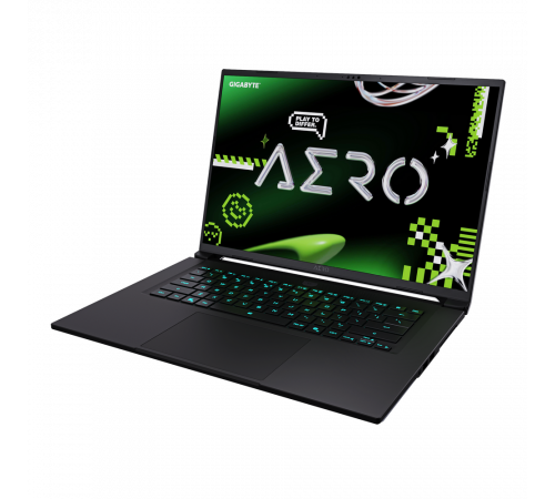 Ноутбук Gigabyte AERO X16 4WH AMD Ryzen 9 AI 465/16Gb (1*16 D5)/SSD1Tb/RTX5070 8Gb (85W)/16"/IPS/WQXGA/2560x1600/165Hz/NoOS/RJ-45/White/1.9kg