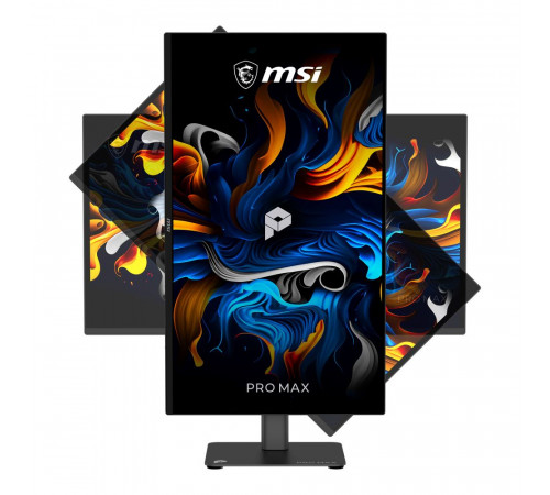 Монитор 26.5" MSI PRO MAX 271QPX14G QD-OLED, 2560x1440, 144Hz, 0,03ms, 250сd/m, 1500000:1, 2xHDMI(2.1), DP(1.4a), Type-C(PD-15W), HAS, Pivot, Swivel, InPSU, Speakers, Vesa 100, Black
