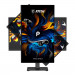Монитор 26.5" MSI PRO MAX 271QPX14G QD-OLED, 2560x1440, 144Hz, 0,03ms, 250сd/m, 1500000:1, 2xHDMI(2.1), DP(1.4a), Type-C(PD-15W), HAS, Pivot, Swivel, InPSU, Speakers, Vesa 100, Black