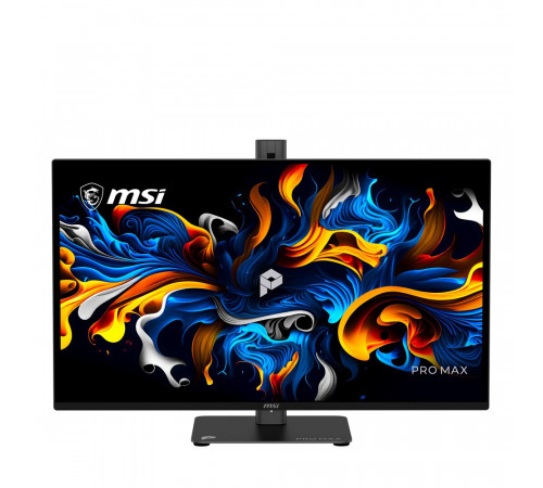 Монитор 26.5" MSI PRO MAX 271QPX14G QD-OLED, 2560x1440, 144Hz, 0,03ms, 250сd/m, 1500000:1, 2xHDMI(2.1), DP(1.4a), Type-C(PD-15W), HAS, Pivot, Swivel, InPSU, Speakers, Vesa 100, Black