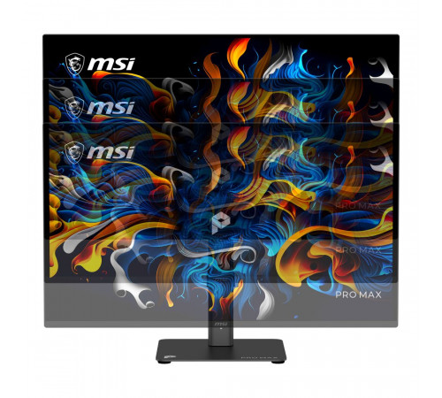Монитор 26.5" MSI PRO MAX 271QPX14G QD-OLED, 2560x1440, 144Hz, 0,03ms, 250сd/m, 1500000:1, 2xHDMI(2.1), DP(1.4a), Type-C(PD-15W), HAS, Pivot, Swivel, InPSU, Speakers, Vesa 100, Black