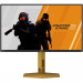 Монитор 24.5" AOC CS25G IPS (Fast IPS), 1920x1080, 300Hz, 1ms, 400сd/m, 1000:1, 2xHDMI(2.0), DP(1.4), Pivot, InPSU,, Vesa 100, Black/Orange