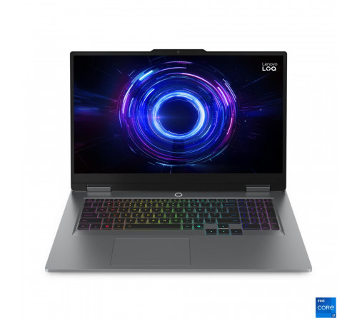 Ноутбук Lenovo LOQ 17IRX10 Intel Core i5-13450HX/16Gb (1*16 D5)/SSD1Tb/RTX5050 8Gb (115W)/17.3"/IPS/FHD/1920x1080/165Hz/Win11 (SL English)/RJ-45/Grey/2.9kg