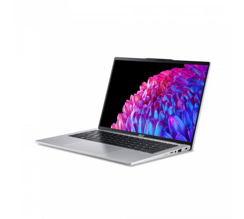Ноутбук Acer Swift Go 14 SFG14-73-56KL Intel Core Ultra 5 125H/16Gb (soldered D5)/SSD512Gb/UMA/14"/OLED/WQXGA+/2880x1800/90Hz/NoOS/Silver/1.25kg