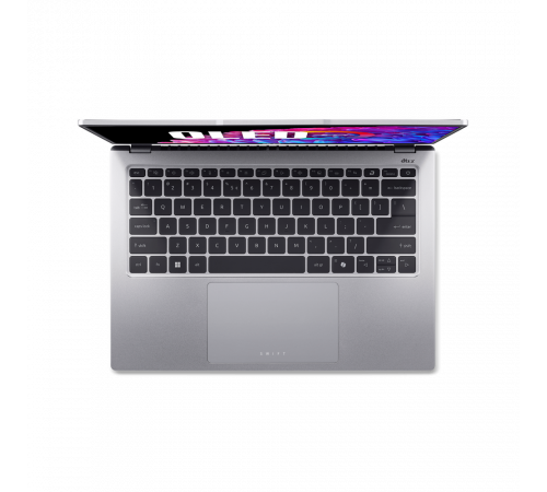 Ноутбук Acer Swift Go 14 SFG14-73-56KL Intel Core Ultra 5 125H/16Gb (soldered D5)/SSD512Gb/UMA/14"/OLED/WQXGA+/2880x1800/90Hz/NoOS/Silver/1.25kg
