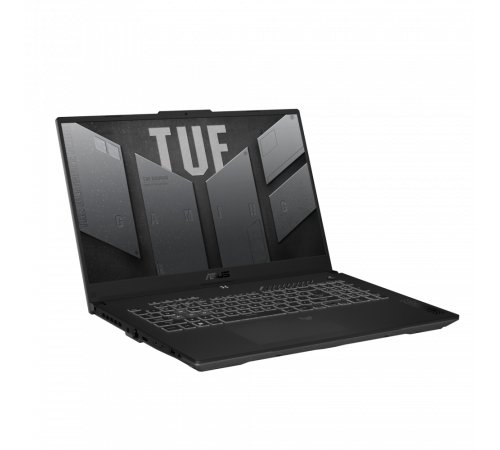 Ноутбук ASUS TUF Gaming A17 FA707NUG AMD Ryzen 7 7445HS/16Gb (D5)/SSD512Gb/RTX4050 6Gb (115W)/17.3"/IPS/FHD/1920x1080/144Hz/NoOS/RJ-45/Mecha Gray/2.6kg