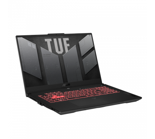 Ноутбук ASUS TUF Gaming A17 FA707NUG AMD Ryzen 7 7445HS/16Gb (D5)/SSD512Gb/RTX4050 6Gb (115W)/17.3"/IPS/FHD/1920x1080/144Hz/NoOS/RJ-45/Mecha Gray/2.6kg