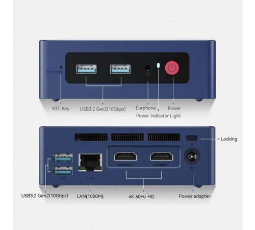 Мини-компьютер BL/MINI S13-LP/N150/12G/512G/2.5G*1/Navy Blue