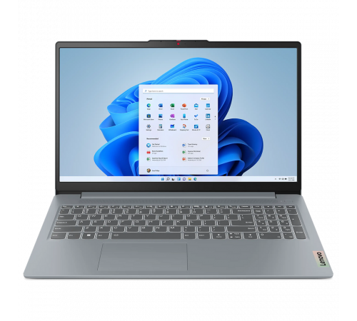 Ноутбук Lenovo IdeaPad Slim 3 15AMN8 AMD Ryzen 5 7520U/8Gb (soldered D5)/SSD512Gb/UMA/15.6"/IPS/FHD/1920x1080/60Hz/NoOS/Grey/1.62kg