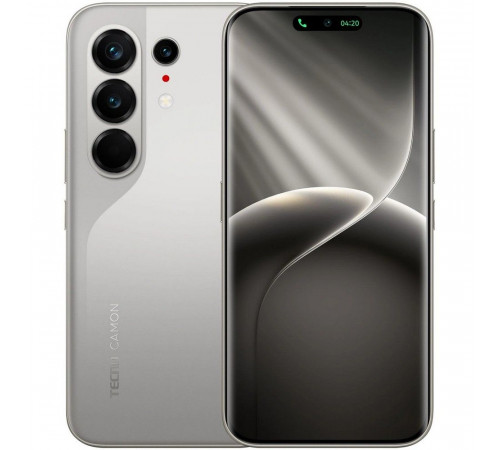 Смартфон Tecno Camon 50 Ultra 5G 12+256 GB, серебристый (CN7C 256+12, Nebula Titanium)