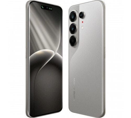 Смартфон Tecno Camon 50 Ultra 5G 12+256 GB, серебристый (CN7C 256+12, Nebula Titanium)