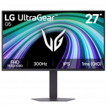 Монитор 27" LG 27G550B-B IPS, 1920x1080, 300Hz, 1ms, 300сd/m, 1000:1, HDR10, 2xHDMI(2.0), DP(1.4), HAS, Pivot, Swivel, ExPSU, Vesa 100, Black