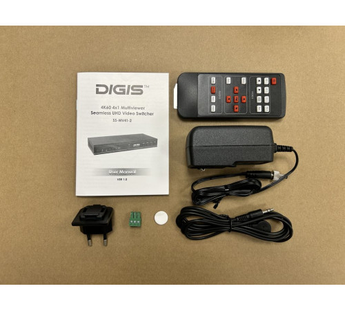 Бесподрывный презентационный коммутатор Digis SS-MV41-2