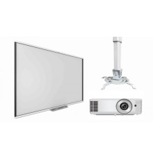 Интерактивная доска SBM787V с проектором EXD203STW и креплением DSM-14kw