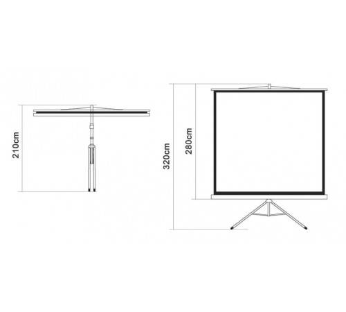 Экран на штативе Digis DSKD-1108