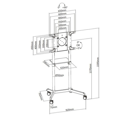 Стойка мобильная Digis DSM-P566