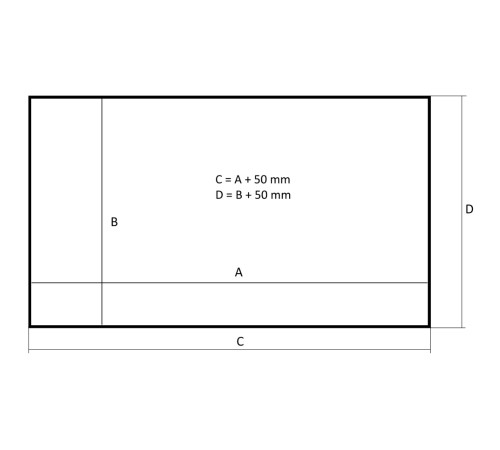 Kauber Frame Lite Velvet Cinema 136" 16:9 169x300  White Ice
