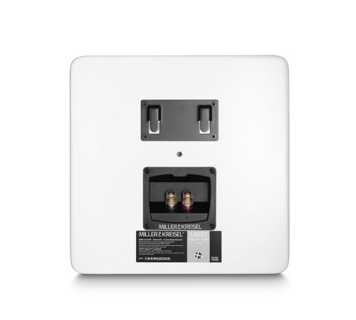 Настенные тыловые трипольные акустические системы Miller & Kreisel® S300T. Цвет: Белый матовый. Пара.