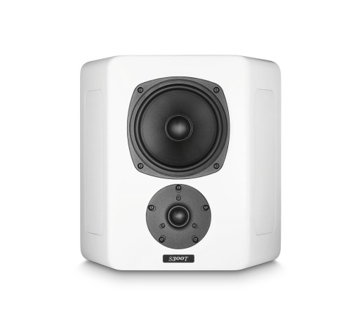 Настенные тыловые трипольные акустические системы Miller & Kreisel® S300T. Цвет: Белый матовый. Пара.