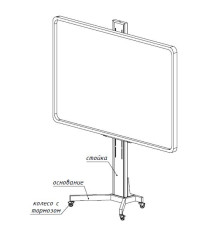 Мобильная стойка Digis SMART-BASE DSM