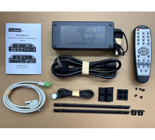 Бесподрывный презентационный коммутатор Digis SS-KVM42-2S