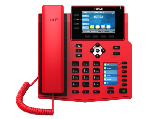 IP телефон Fanvil X5U, красный IP телефон Fanvil X5U, красный