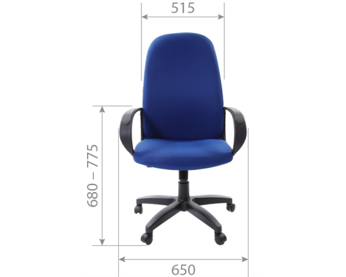 Кресло офисное Chairman 279, синий Кресло офисное Chairman 279, синий