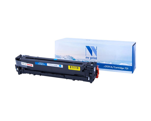 Тонер-картридж NVP NV-CF211A/NV-731 универсальный для HP/Canon LaserJet Pro 200 color MFP M276n/ MFP M276nw/ 200 M251n/ M251nw/ LBP 7100 i-Sensys 7100CN/ 7110/ 7110CW/ MF 623CN/ 628CW/ 8230/ 8230CN/ 8280/ 8280CW, голубой (1800 стр.)