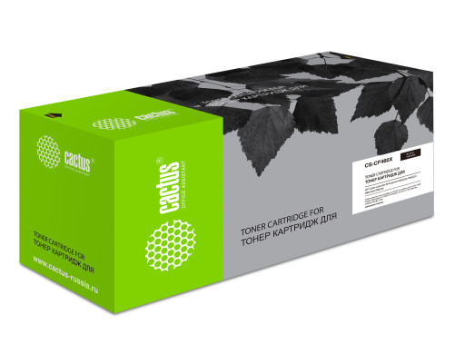 Картридж лазерный Cactus CS-CF460X CF460X для HP Color LJ Enterprise M652dn/M653d, черный (27000 стр.)