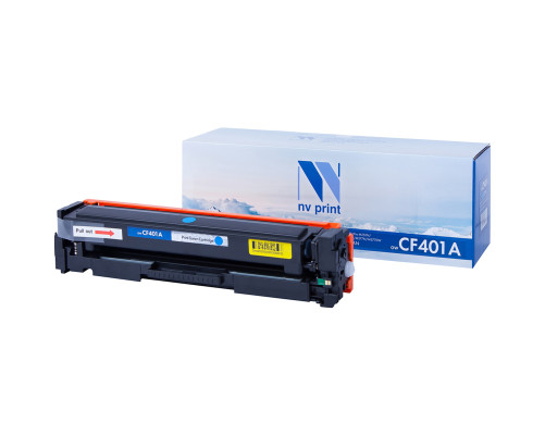 Тонер-картридж NVP NV-CF401A для HP Color LaserJet Pro M252dw/ M252n/ M274n/ M277dw/ M277n, голубой (1400 стр.)
