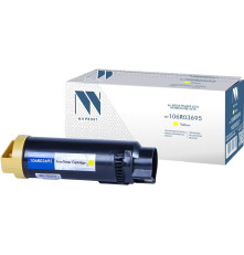 Тонер-картридж NVP NV-106R03695 для Xerox Phaser 6510/WorkCentre 6515, желтый (4300 стр.)