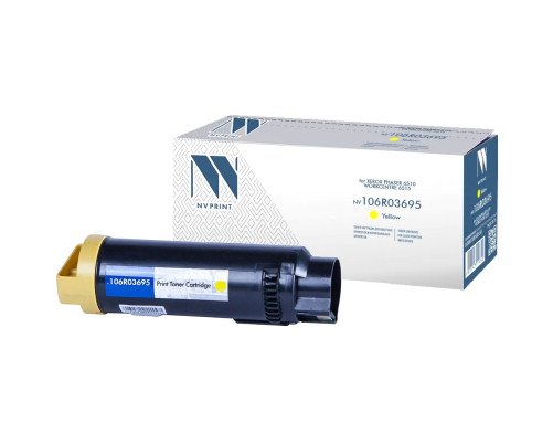 Тонер-картридж NVP NV-106R03695 для Xerox Phaser 6510/WorkCentre 6515, желтый (4300 стр.)