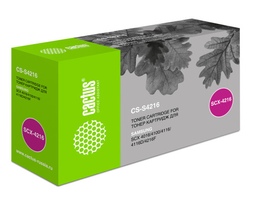 Картридж лазерный Cactus CS-S4216 SCX-4216D3 для Samsung SCX-4016/4116/4216/4216F (3000 стр.)