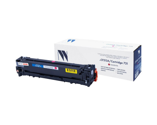 Тонер-картридж NVP NV-CF213A/NV-731 универсальный для HP/Canon LaserJet Pro 200 color MFP M276n/ MFP M276nw/ 200 M251n/ M251nw/ LBP 7100 i-Sensys 7100CN/ 7110/ 7110CW/ MF 623CN/ 628CW/ 8230/ 8230CN/ 8280/ 8280CW, пурпурный (1800 стр.)