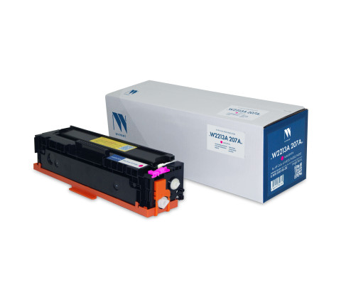 Тонер-картридж NVP NV-W2213A 207A для HP Color LaserJet M255/M282/M283, без чипа, пурпурный (1250 стр.)