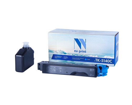 Тонер-картридж NVP NV-TK-5140 для Kyocera ECOSYS M6030cdn/ M6530cdn/ P6130cdn, голубой (5000 стр.)