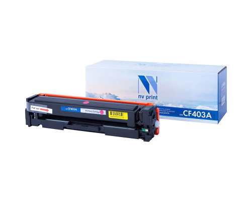 Тонер-картридж NVP NV-CF403A для HP Color LaserJet Pro M252dw/ M252n/ M274n/ M277dw/ M277n, пурпурный (1400 стр.)