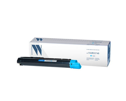 Тонер-картридж NVP NV-106R03748 для  Xerox VersaLink C7020/C7025/C7030, голубой (16500 стр.)
