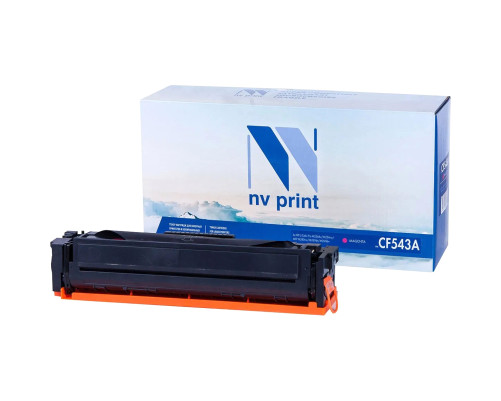 Тонер-картридж NVP NV-CF543A для HP Color LaserJet Pro M254dw/ M254nw/ M280nw/ M281fdn/ M281fdw, пурпурный (1300 стр.)
