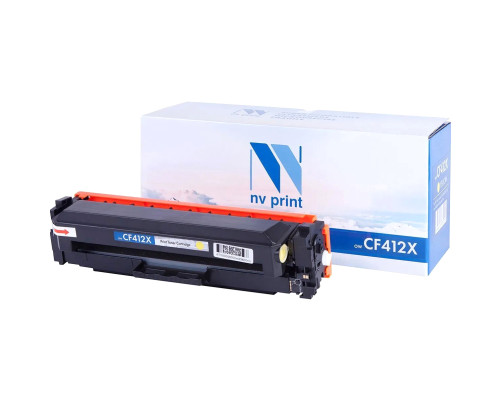 Тонер-картридж NVP NV-CF412X для HP Color LaserJet Pro M377dw/ M477fdn/ M477fdw/ M477fnw/ M452dn/ M452nw, желтый (5000 стр.)