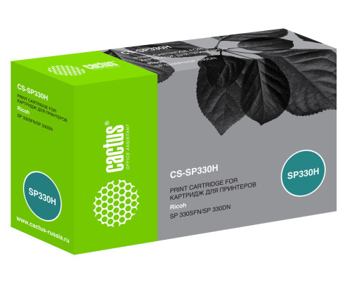 Картридж лазерный Cactus CS-SP330H 408281 для Ricoh Aficio SP 330DN/330SFN/330SN (7000 стр.)