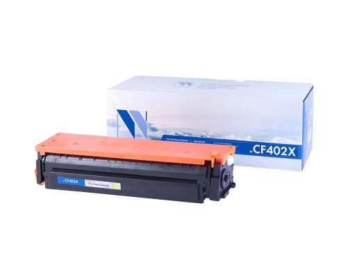 Тонер-картридж NVP NV-CF402X для HP Color LaserJet Pro M252dw/ M252n/ M274n/ M277dw/ M277n, желтый (2300 стр.)