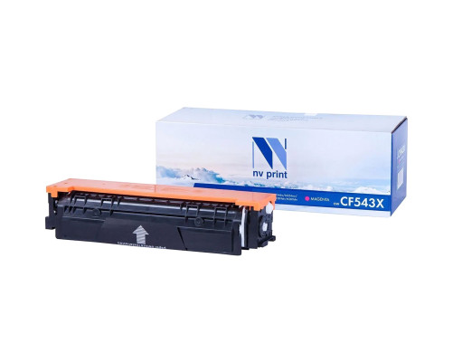 Тонер-картридж NVP NV-CF543X для HP Color LaserJet Pro M254dw/ M254nw/ M280nw/ M281fdn/ M281fdw, пурпурный (2500 стр.)