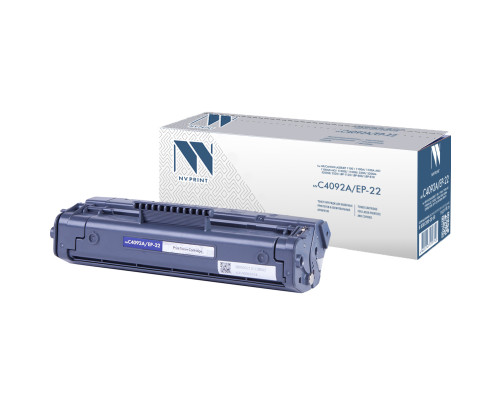 Тонер-картридж NVP NV-C4092A/NV-EP-22 универсальные для HP/Canon LaserJet 1100 / 1100a/ 1100a AiO/ 1100axi AiO/ 1100SE/ 1100Xi/ 3200/ 3200M/ 3200SE/ 3220/ LBP-1120/ LBP-800/ LBP-810 (2500 стр.)