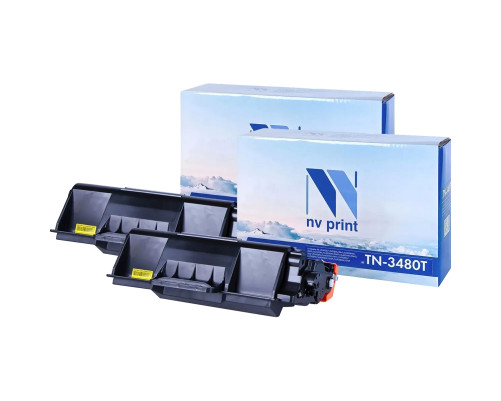 Набор NVP NV-TN-3480T-SET2 для Brother DCP-L6600DW/ HL-L6400DWT/ HL-L6300DW/ MFC-L6800DW/ MFC-L6900DW/ DCP-L5500DN/ HL-L5000D/ HL-L5100DN/ HL-L5200DW/ MFC-L5700DN/ MFC-L5750DW (8000 стр.) (2 шт)