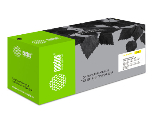 Картридж лазерный Cactus CS-CF472X CF472X для HP Color LJ Enterprise Flow M681dh, желтый (23000 стр.)