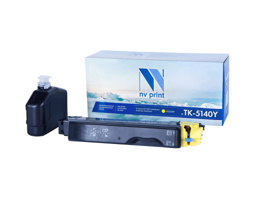 Тонер-картридж NVP NV-TK-5140 для Kyocera ECOSYS M6030cdn/ M6530cdn/ P6130cdn, желтый (5000 стр.)