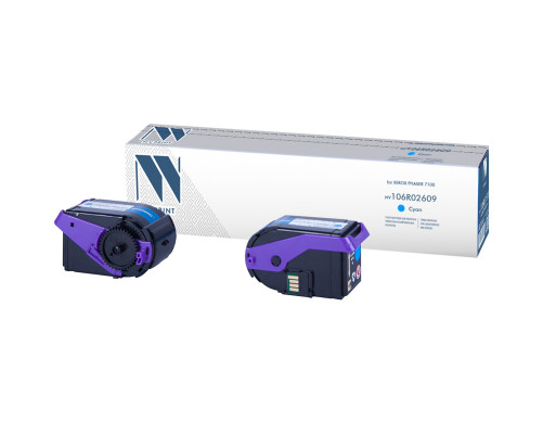 Тонер-картридж NVP NV-106R02609 для Xerox Phaser 7100, голубой (9000 стр.)